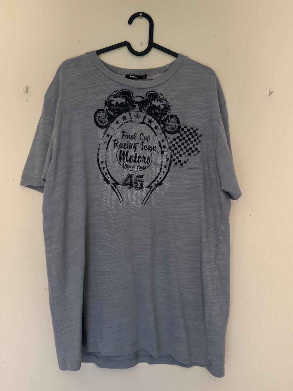 Bossini Light Gray Short Sleeve Tee Size XL